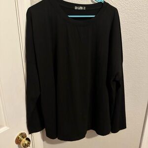 Black Long Sleeve Top